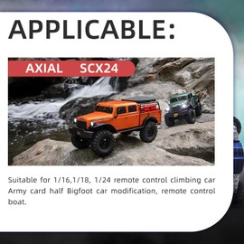 2PCS 30A Brushed Electric Speed Controller, Dual Way RC Brushed Motor Speed Controller with Brake, RC Brushed ESC for DIY Mini RC Car/Boat/SCX24 1/24