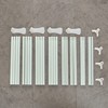 Mengersi Canopy Bed Frame Post Queen Size,Stainless Steel Canopy Frame
