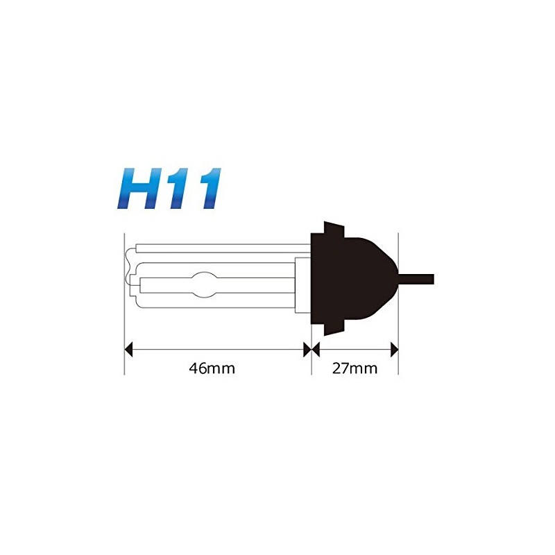 FCL 35W 55W H8/H11/H16 HID Bulb, 6000K