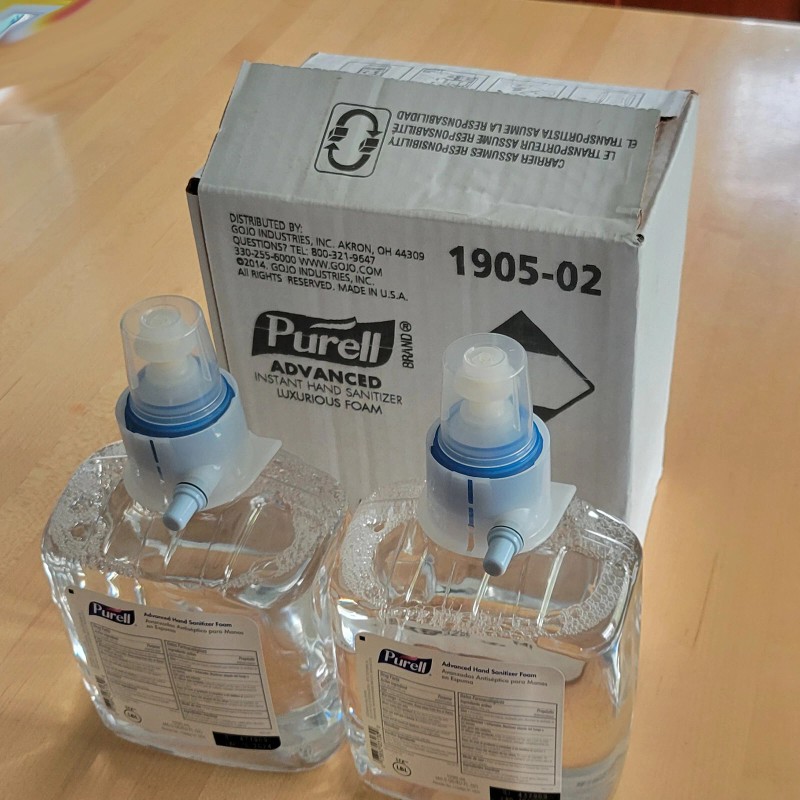 Purell 1905-02 Advanced Hand Sanitizer Foam for 1928-04 LTX-12 (Box