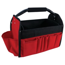 Performance Tool W88976 Durable Polyester Fabric Tool Bag with 14 External Pockets and Heavy Aluminum Handle for Easy Access and Storage