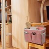 zalati Bedside Storage Pocket Bedside Caddy Organizer Pocket Hanging Baskets