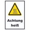 Achtung heiß Sign A5 (148 x 210 mm)