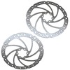 Tektro Rotors Bike Disk Brakes 2x for Bikes/Ebikes, Front and