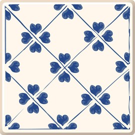 Poromoro Spanish Portuguese Azulejo Style Peel and Stick Backsplash Tile Stickers Set of 16 pcs(3.9_32)