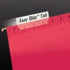 Smead Easy Slide Tab, 1/3-Cut, Clear, 18 Per Pack (64626)
