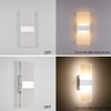 ChangM LED Wall Sconce Modern Wall Light Lamps 12W Warm