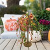 Needzo Fall Home Decor Artificial Pumpkin Tree with Fake Leaves