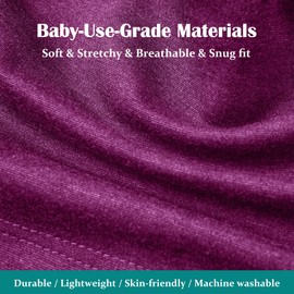 Zeaxuie Baby-Use-Grade Dog Anxiety Vest, Breathable Dog Jacket Wrap for Thunderstorm, Travel, Fireworks, Vet Visits- Calming Coat for Small, Medium & Large Dogs-XL-Purple