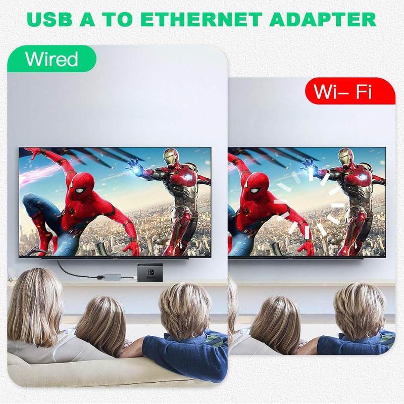 AXFEE USB to Ethernet Adapter, USB 3.0 to RJ45 1000Mbps