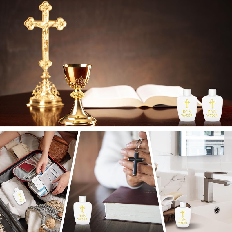 LM.XDBQ 40Pcs Holy Water Bottles Holy Water Container Empty Containers