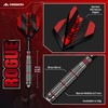 Mission | Rogue Darts | Silver & Red | Brass
