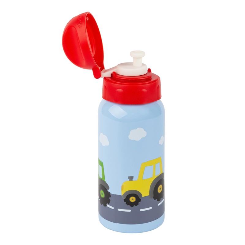 SIGIKID 25379 Stainless Steel Drinking Bottle Tractor 400 ml Recommended