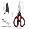 Eastrise Kitchen Scissors,Heavy Duty Kitchen Scissors with Cover,Sharp Kitchen Scissors