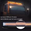 PUNKZZ Barra Torreta Estrobo Codigo Leds Cob Policia 24 PuLG