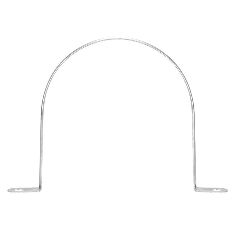 sourcing map M100 Rigid Pipe Strap, 2 Holes Tube Straps