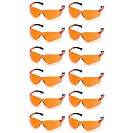 Pyramex Ztek Safety Glasses Orange Lens S2540S (12 Pair Pack)