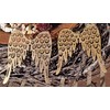 Rostalgie 2 Metal Angel Wings Gold Large for Hanging 11