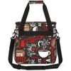 Brown and Red Coffee Cafe Coffee Maker Carring Bag Travel