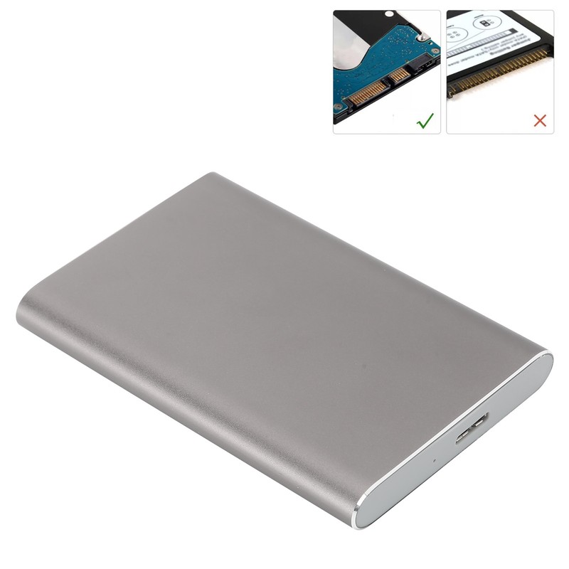 Hard Drive Enclosure 2.5in USB3.0 Disk Protection Box Mobile Case