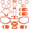 23PCS Full Set Interior Decoration Trim Kit for Jeep Wrangler