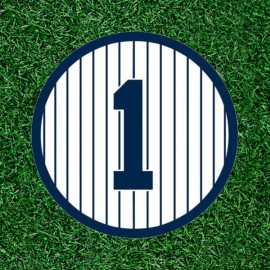 After Dark Crafting Yankees Billy Martin #1 100% waterproof vinyl sticker decal - several sizes - 2.5 inches