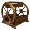 Leigh Country TX 93968 Wagon Wheel Outdoor Planter