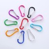 CALLYSONIC Carabiner Hook, 17 Pieces Key Rings Small, Carabiner Hook,