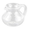 G.E.T. CM-300-PC-CL Restaurant Style Plastic Coffee Creamer Pitcher, 3 Ounce,