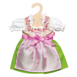 Heless 1113 Dress for Dolls, Dirndl Heidi, Size 28 - 35 cm