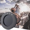 POFET Astronomical Telescope Accessories 0.965" Black Sun Filters Full-aluminum Standard