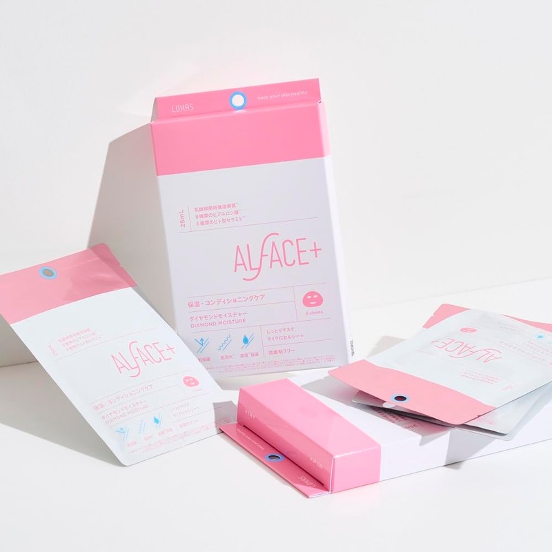 ALFACE Diamond Moisture 4 Pieces Moisturizing Conditioning Care Moist Mask