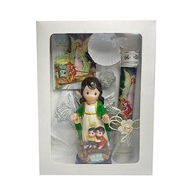 Catholic Baptism Candle Set for Boys and Girls - Baptismal Candles Decorations Kit