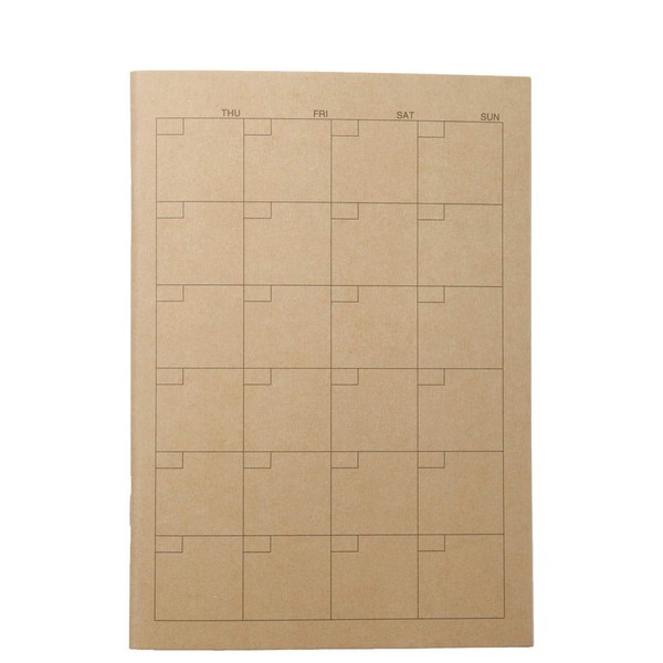 MUJI Planner (Monthly Planner A5 Size)