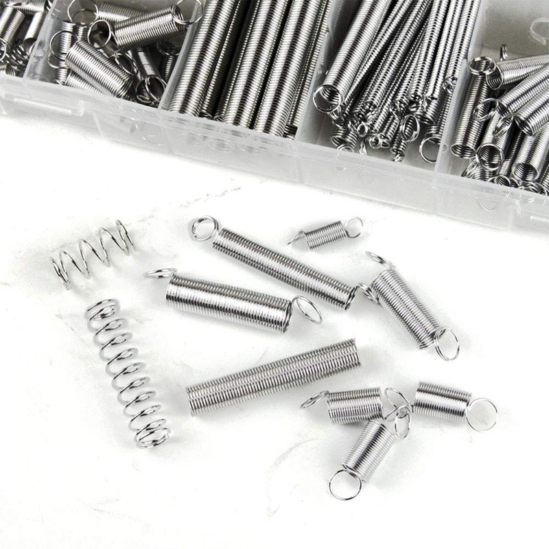 Spring Assortment Kit, Tiberham 200 Pcs Assorted Extension and Compression