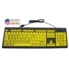 5 Star Super Deals Big Bright Easy See Keyboard Yellow