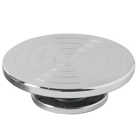 LamChyar Pottery Wheel for Adults, 7.87''/4.72'' Double-Sided Mini Pottery Wheel, Aluminum Alloy Clay Wheel/Banding Wheel/Sculpting Wheel，for Pottery Making Clay Modeling Sculpting Platform Tool