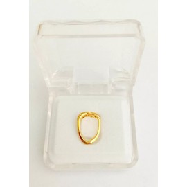 Big Dawgs Bling Open Face Grillz Grill 14K Gold Plated Hip Hop Single Tooth Teeth Cap w Mold Kit