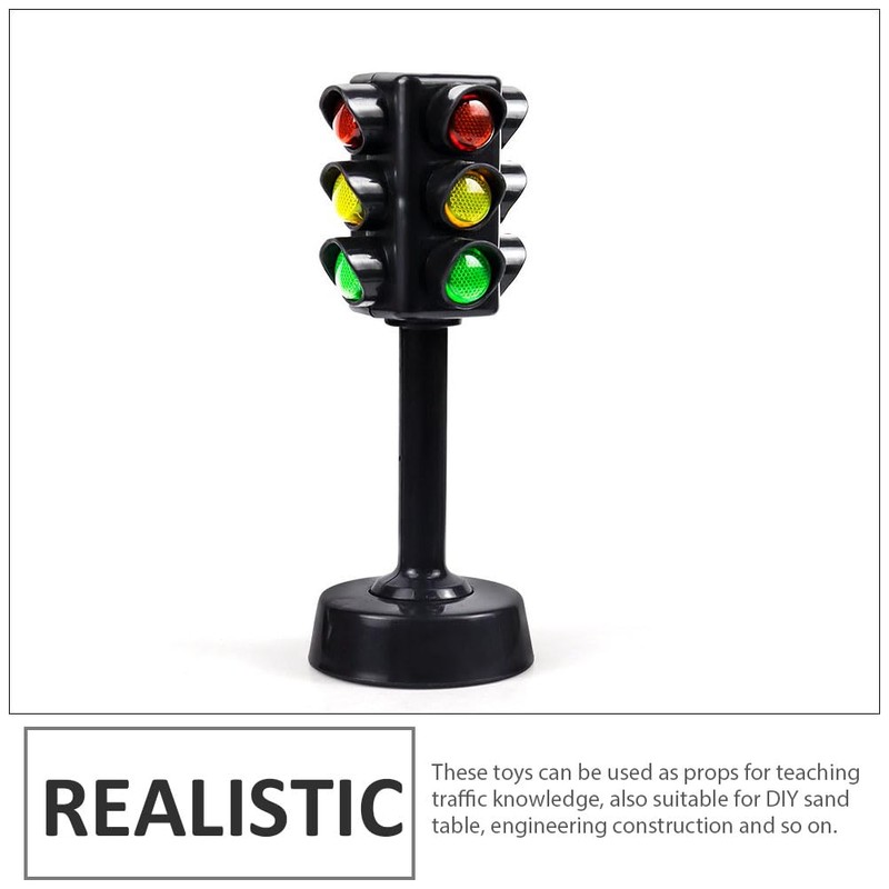 Garneck 12Pcs Kids Traffic Light Toy Simulation Mini Traffic Signal
