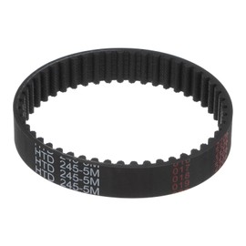 sourcing map HTD-5M Rubber Timing Belt 245 mm Circumference x 15 mm Width x 3.6 mm Height, 49 Teeth Rubber Toothed Belt V-Belt Drive Belt Closed Timing Belt Pulleys 5 mm Pitch
