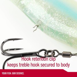 Berkley PowerBait® CullShad Fishing Bait, Ghost Morning Dawn, 6 in, Soft Swimbait, Equipped with Fusion19™ Hook, Smart Weighting System