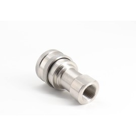 Guardian Quick Disconnect Coupler SS 3/8" FPT x 3/8" FQD with SS Poppet and Viton Seal