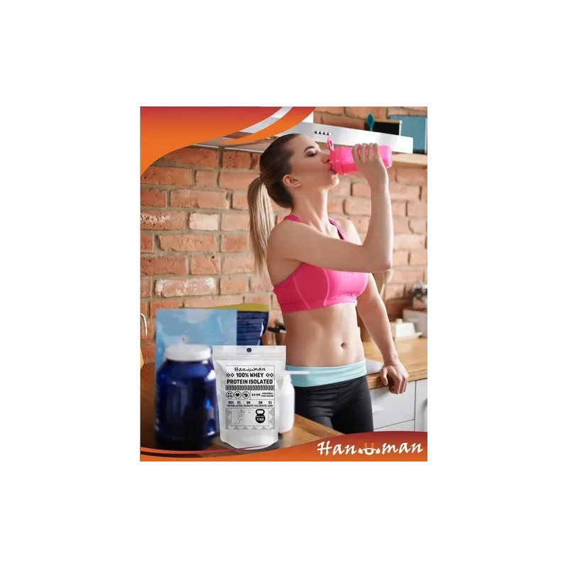 Proteina Pura Sin Sabor Aislada Whey Isolated 1kg Hanuman