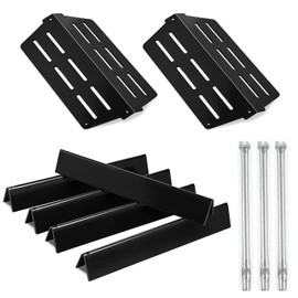Grillflame Genesis 300 E310 Flavorizer Bars Heat Deflectors Burner Tubes Replacement Parts for Weber Genesis Grill Parts E-310 S-310 CE-310 CEP-310 E-320 S-320 EP-320 E-330 S-330 CE-330 7621 7620