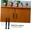 Gadpiparty 10pcs Sturdy American Style Cabinet Handles Black Drawer Knobs