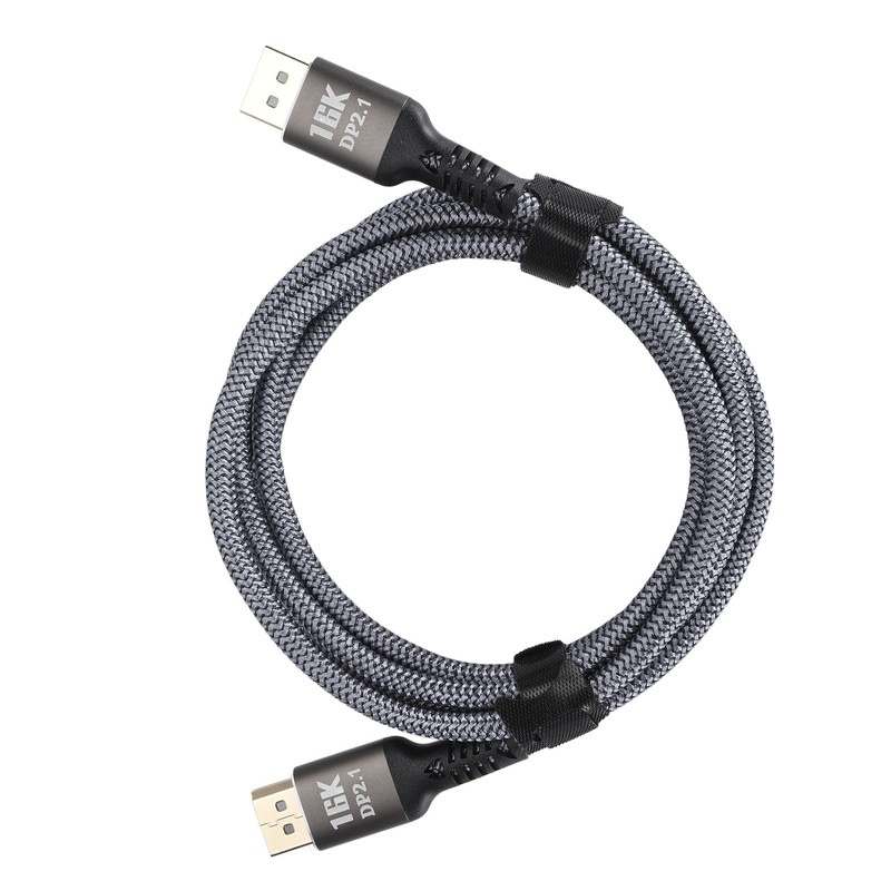 DisplayPort 2.1 Cable 16K 30Hz 40Gbps 3D Dynamic HDR Male