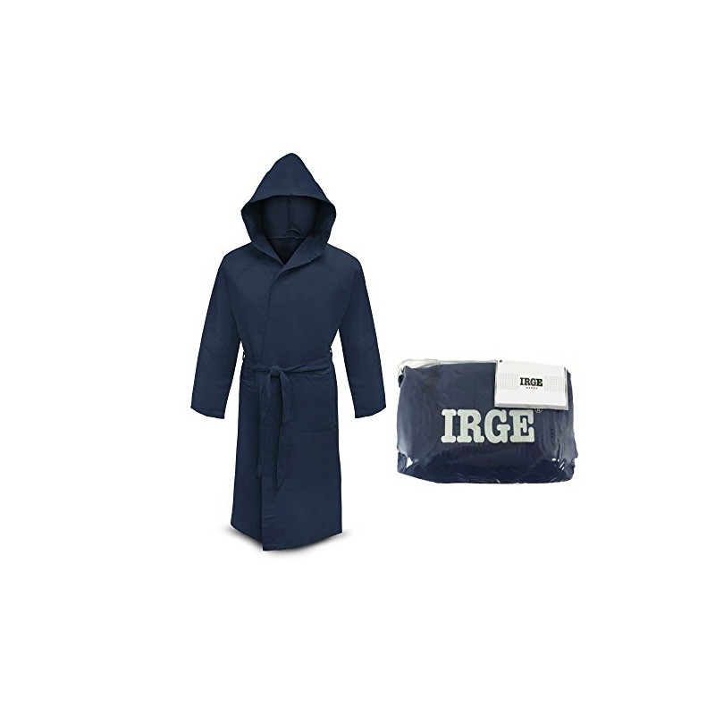 Gone Microfibre Bathrobe with Hood and Pocket – Unisex, multicolour,