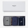Hazzys (대구신세계)스트라이프 장목 양말 3종 세트HJSS5E003N2 (Daegu Shinsegae) Stripe Long