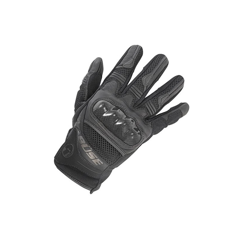 Büse Safe Ride Motorcycle Gloves, Black, 11