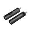 KunHe 2 Pack Black Rechargeable Keychain Flashlights